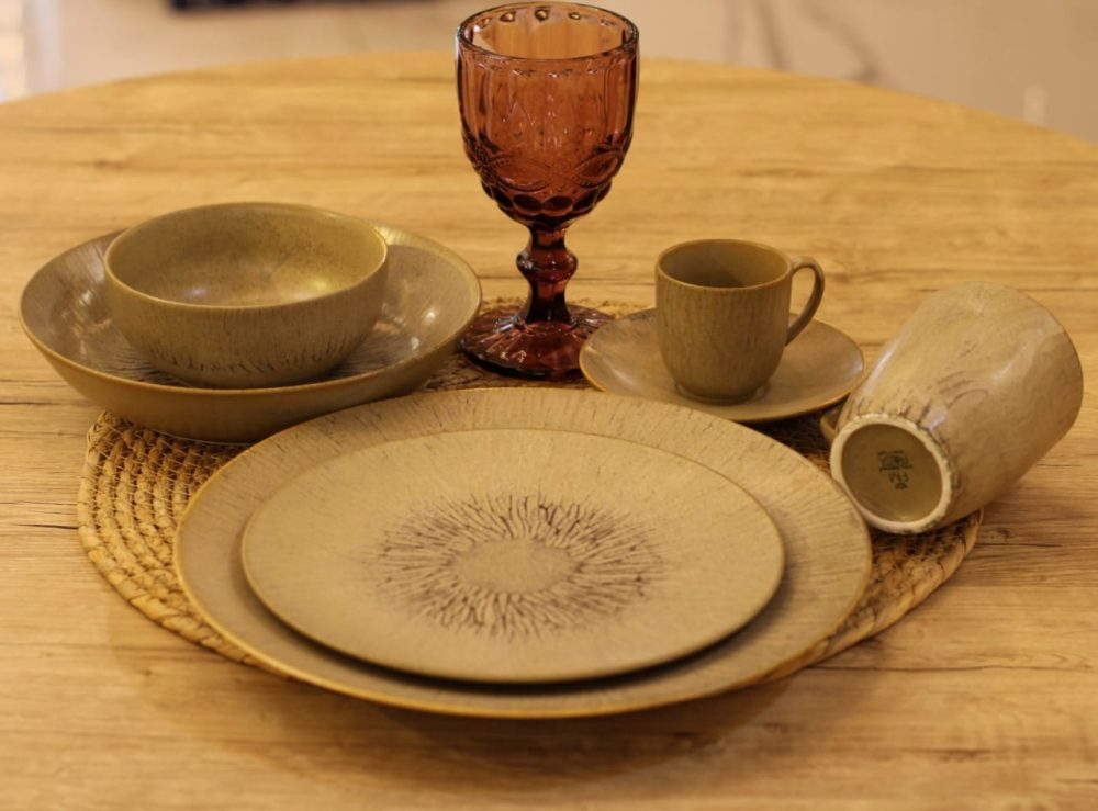 طقم عشاء بورسلين 46 قطعه