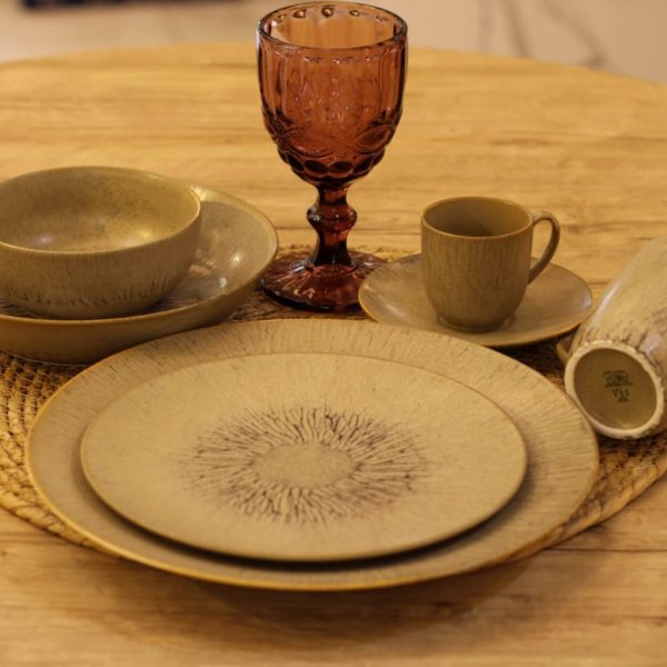 طقم عشاء بورسلين 46 قطعه