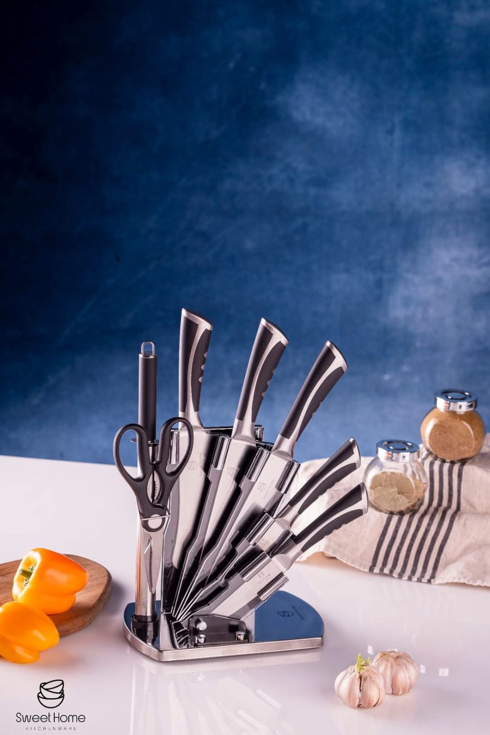 طقم سكاكين علي حامل اكريليك - Image 5